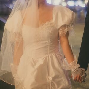 Vintage 1980's Wedding Dress